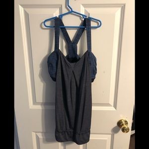 Lululemon tank with built-in bra& adjustable waist